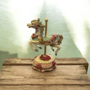 Heritage House County Fair  Collection Carousel Horse Figurine Yesterday